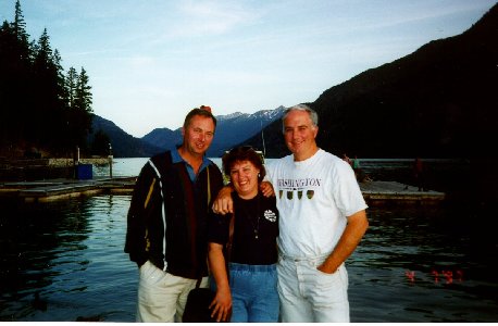 with Karl and Jana at Lake Chelan