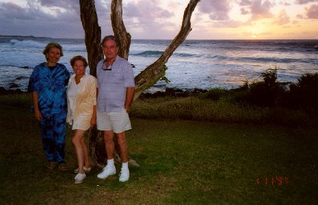 with Irene and Larry on Molokai