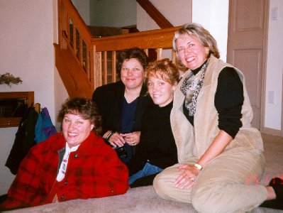 Elna with Jana, Karla, and Karen