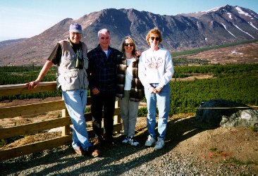 with Don and Karen Lamprecht near Flat Top