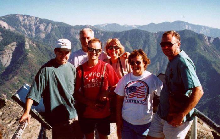 Karl, Jana, and Vitaly on Moro Rock
