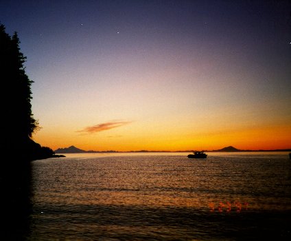 Sunset across Kachemak Bay