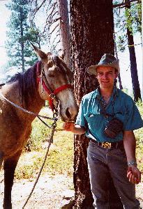 Vitaly with his horse