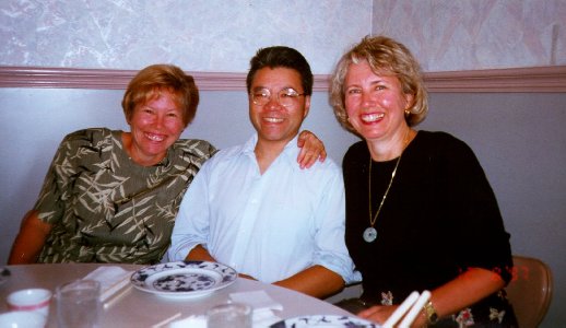 Mike with Elna and Irene